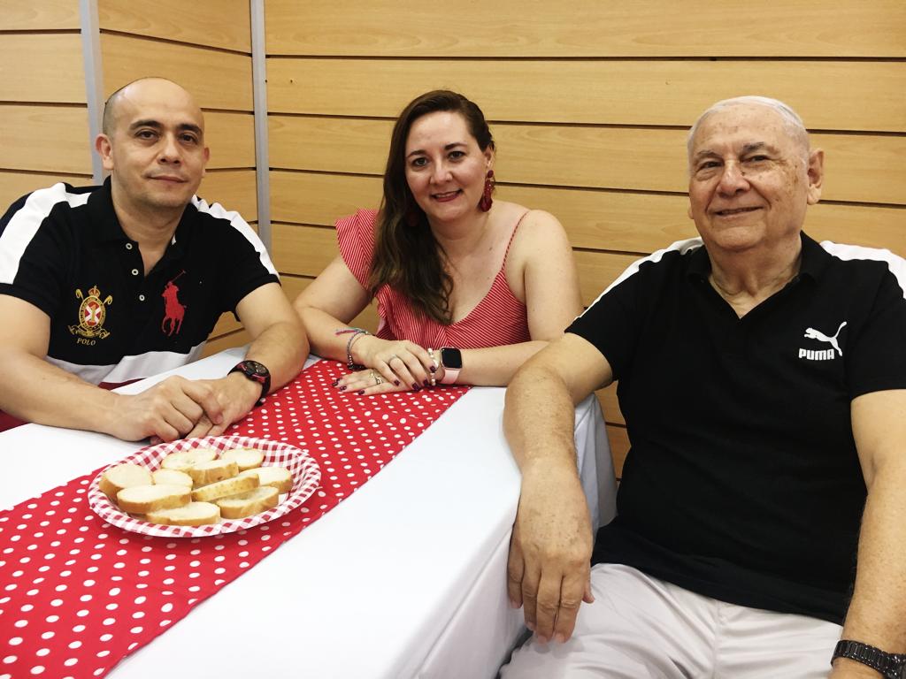 Juan Ricardo García, María Camila García y Fidel Ferreira.